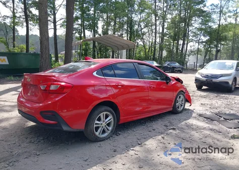 2017 Chevrolet Cruze Lt Auto из США, поврежденный, VIN 1G1BE5SM4H7209700